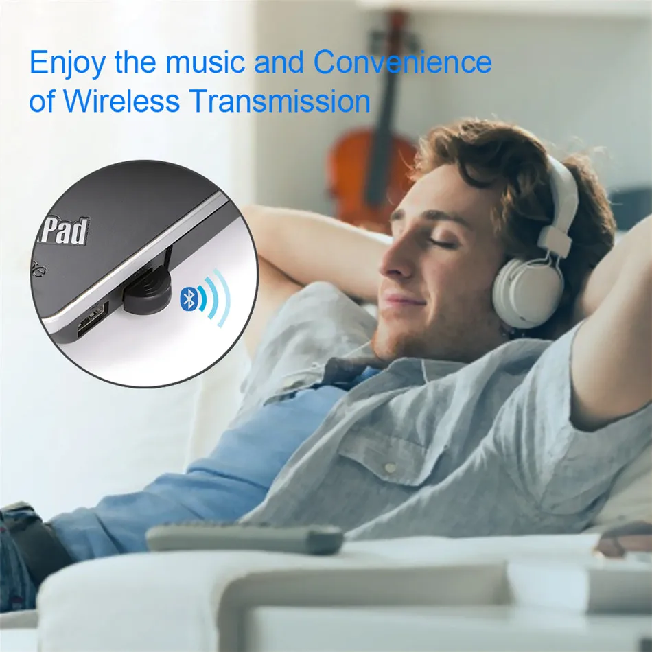Водонепроницаемый Bluetooth компьютерный адаптер мини беспроводной USB Dongle V2.0 EDR 100 м