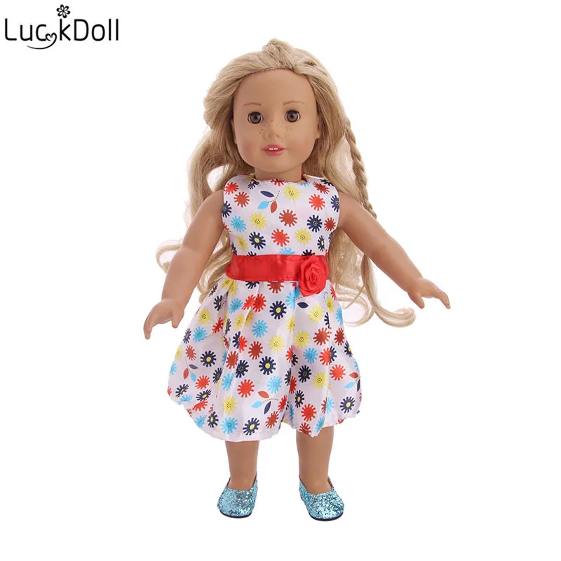 Luckdoll Красивая 18 дюймов американская Кукла Блестки туфли кукольные аксессуары мини обувь детская лучший подарок n1564-n1673