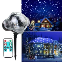 ip65 moving snowfall laser projector lamp outdoor christmas garden landscape light wedding party new year laser stage lawn light