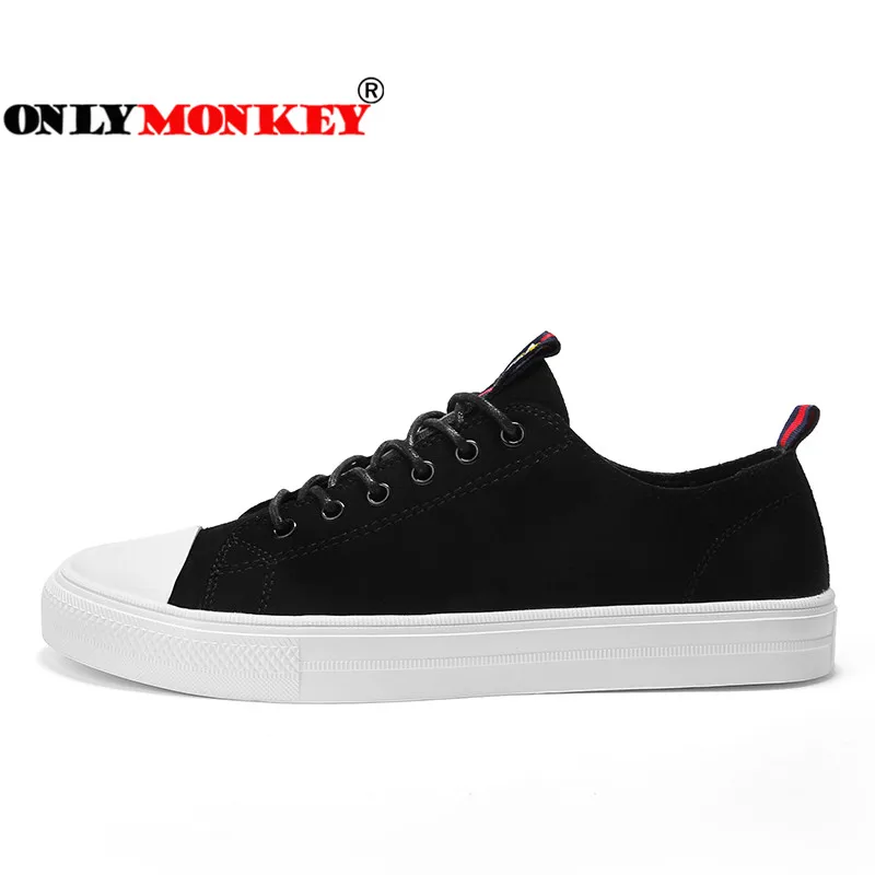 ONLYMONKEY/мужские кроссовки высокого качества кожаные дышащие на шнуровке уличная
