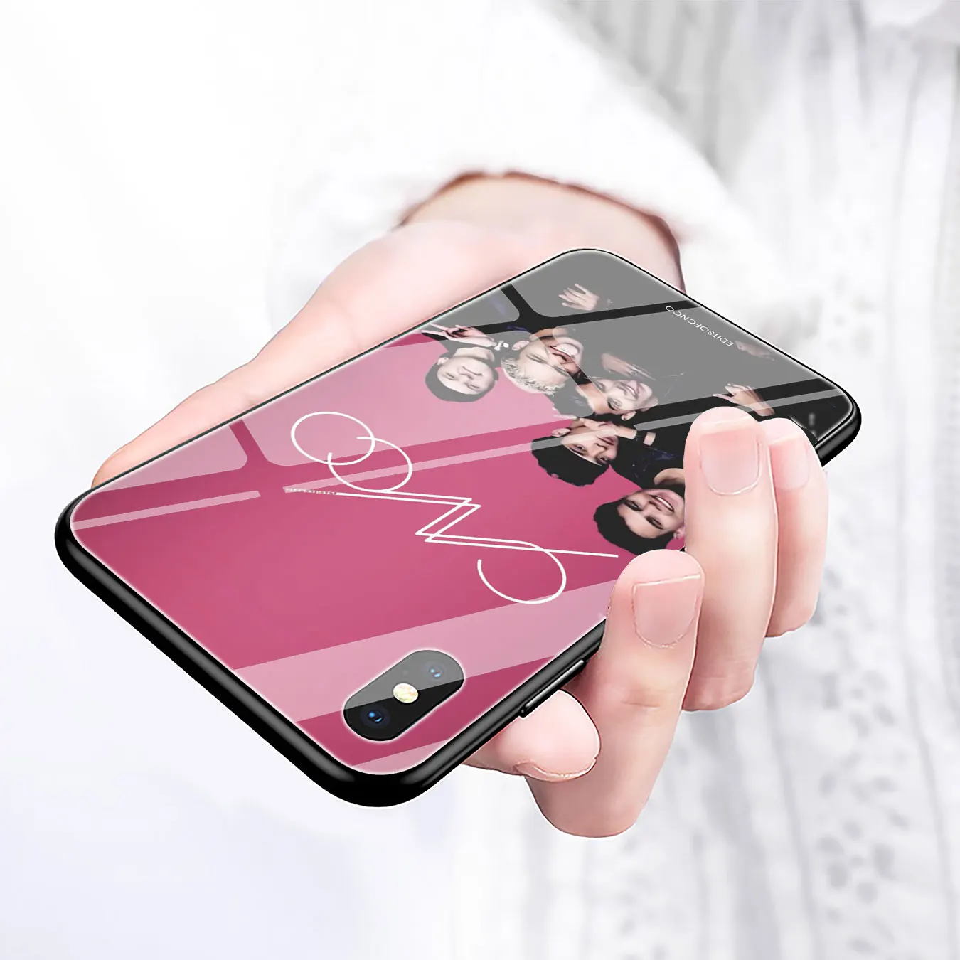 Lavaza CNCO Christopher Velez чехол для телефона из закаленного стекла Apple iPhone XR X XS Max 6 6S 7 8 Plus 5 5S