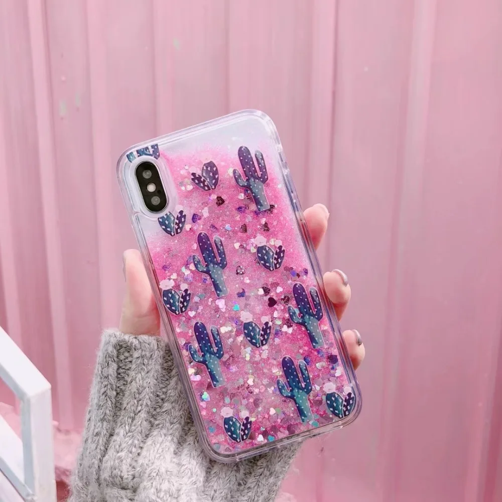 GABOOM Динамические Liquid блестит зыбучие пески телефон чехлы для iPhone 7 Чехол 6 6s 8 Plus X
