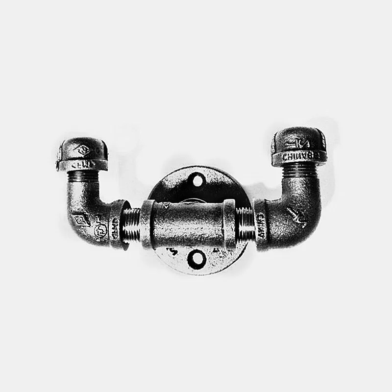 1 шт. крючки для шляп НОВЫЕ антикварные Серебристые черные промышленные труб