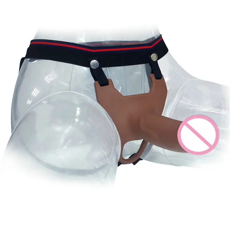 Фаллоимитатор для мужчин 2 типа ремешок Реалистичный мягкий эластичный страпон