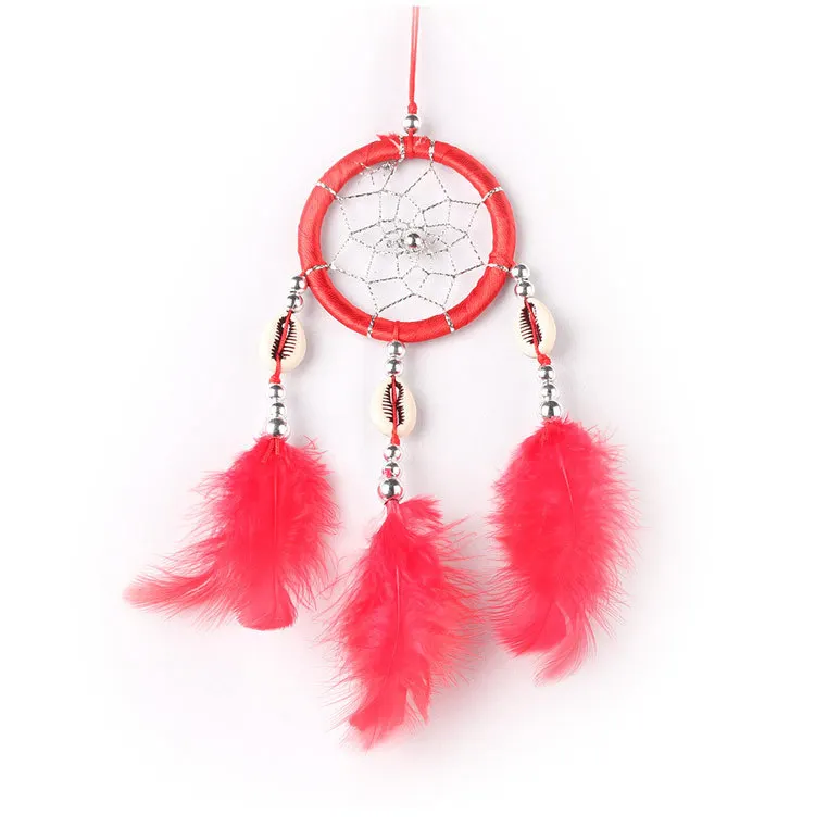 dreamcatcher Indian style net wind-bell household hanging craft gifts ornament car hang decoration dream catcher blue pink withe | Дом и сад