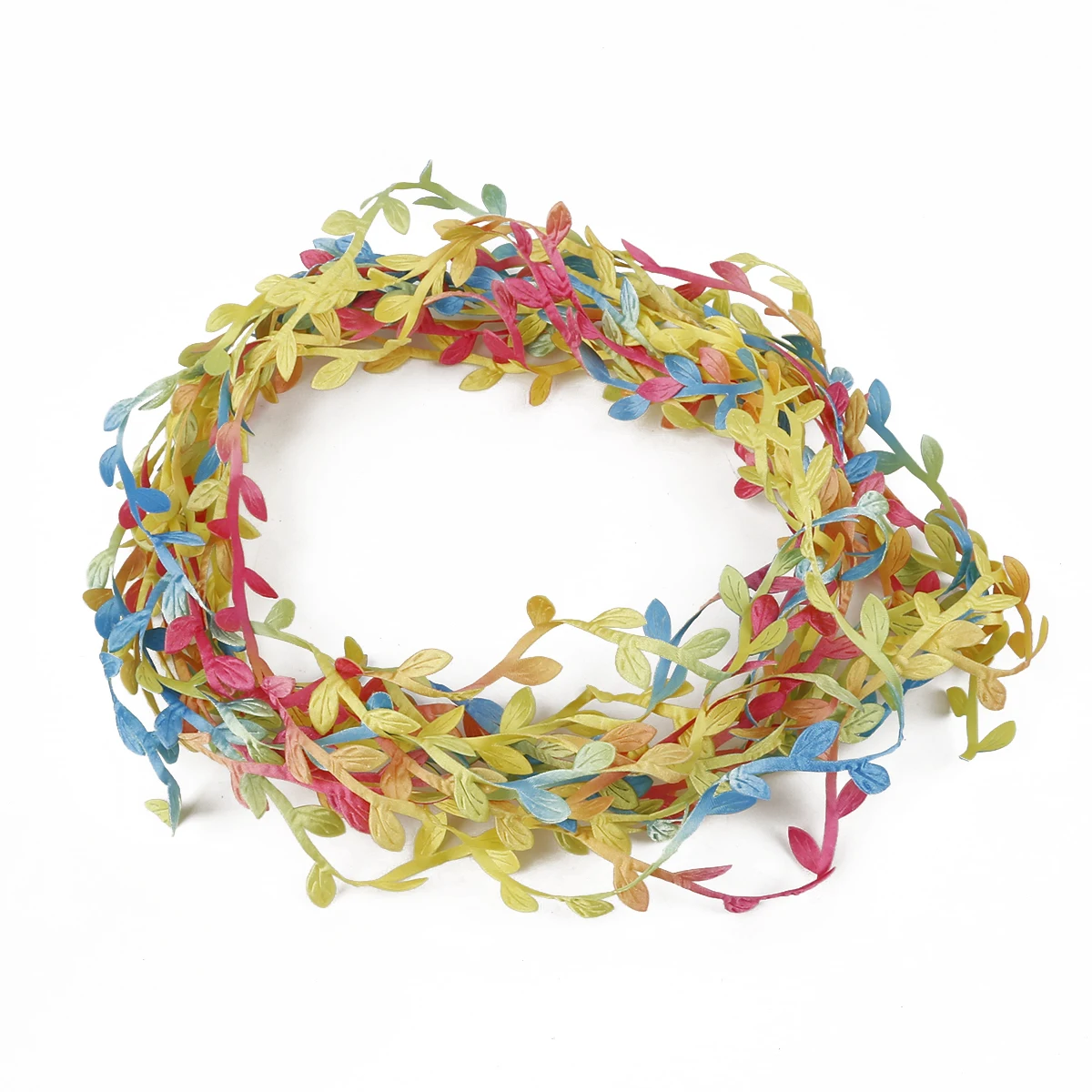 10 метров Полиэстеровая ткань в форме листа цветные Листья кружево ручной работы