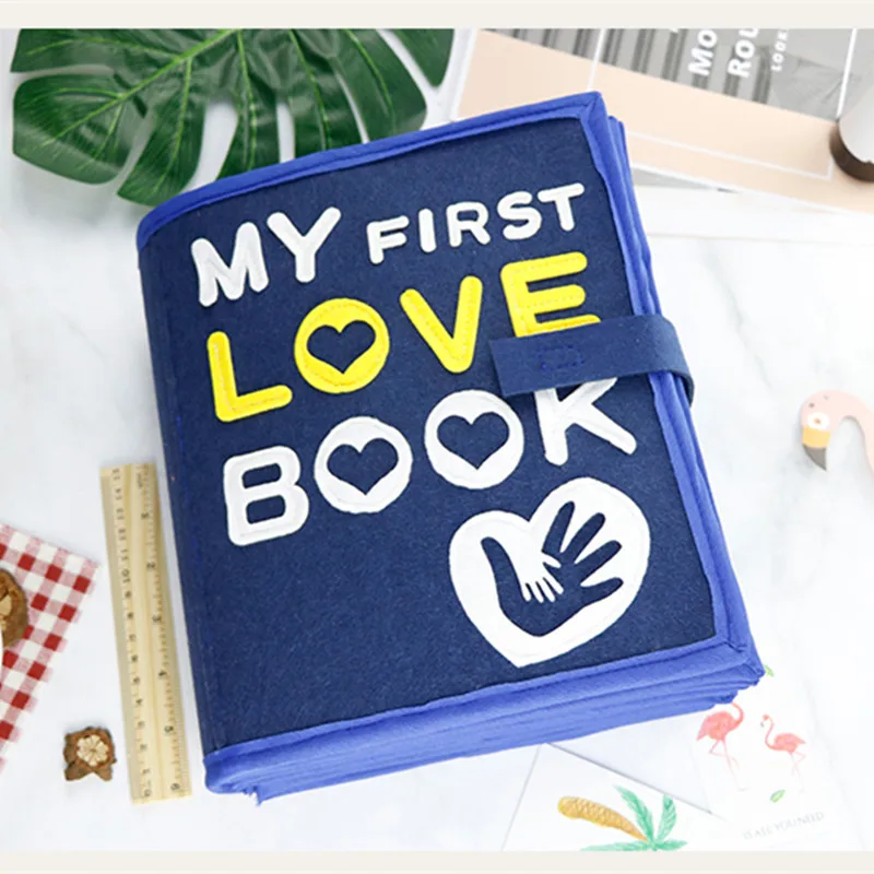 DIY ремесла игрушечная книга для картин раннее обучение учебная рукоделия шитье