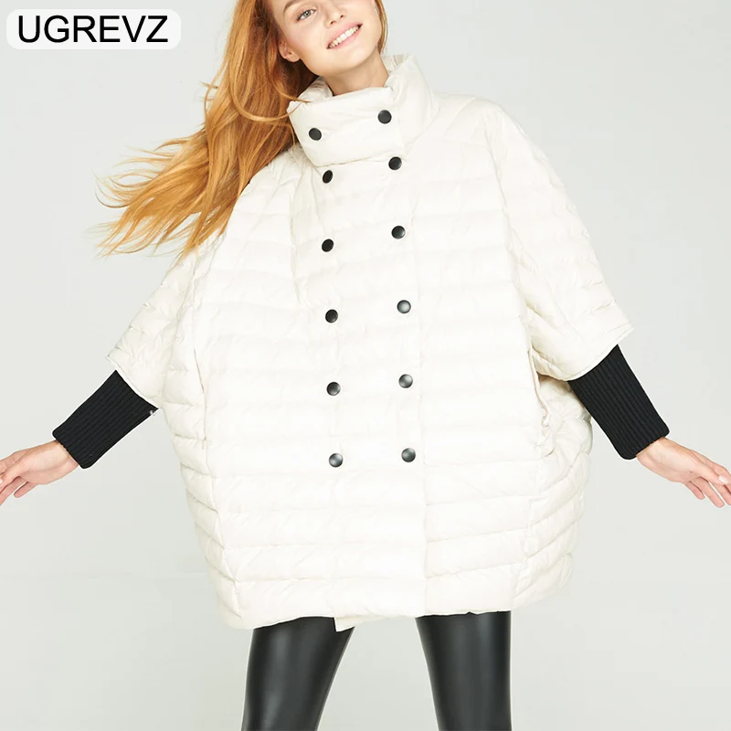 EF3618Beige Новые женские Модные пуховик зима теплая длинное пальто плюс Размеры женские парки с гусиным пухом для Для женщин б - Color: EF3618Beige
