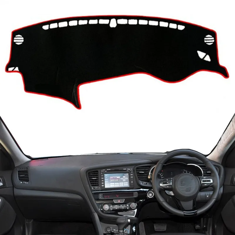 For Kia Optima K5 2011 2012 2013 2014 2015 Dashboard Cover Mat Pad Dash Sun Shade Instrument Carpet Car Styling Accessories RHD |