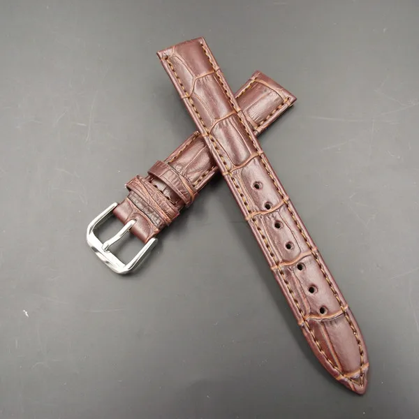 

1PCS High quality 18MM 19MM 20MM 22MM 24MM genuine cow leather Watch band watch strap coffee,black,white color