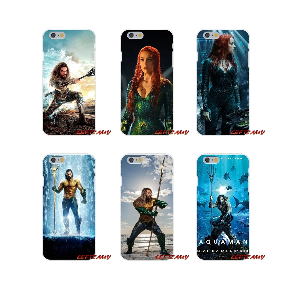 Мягкие прозрачные чехлы для Samsung Galaxy A5 A6S A7 A8 A9S Star J4 J6 J7 J8 Prime Plus 2018 Aquaman King Of Atlantis