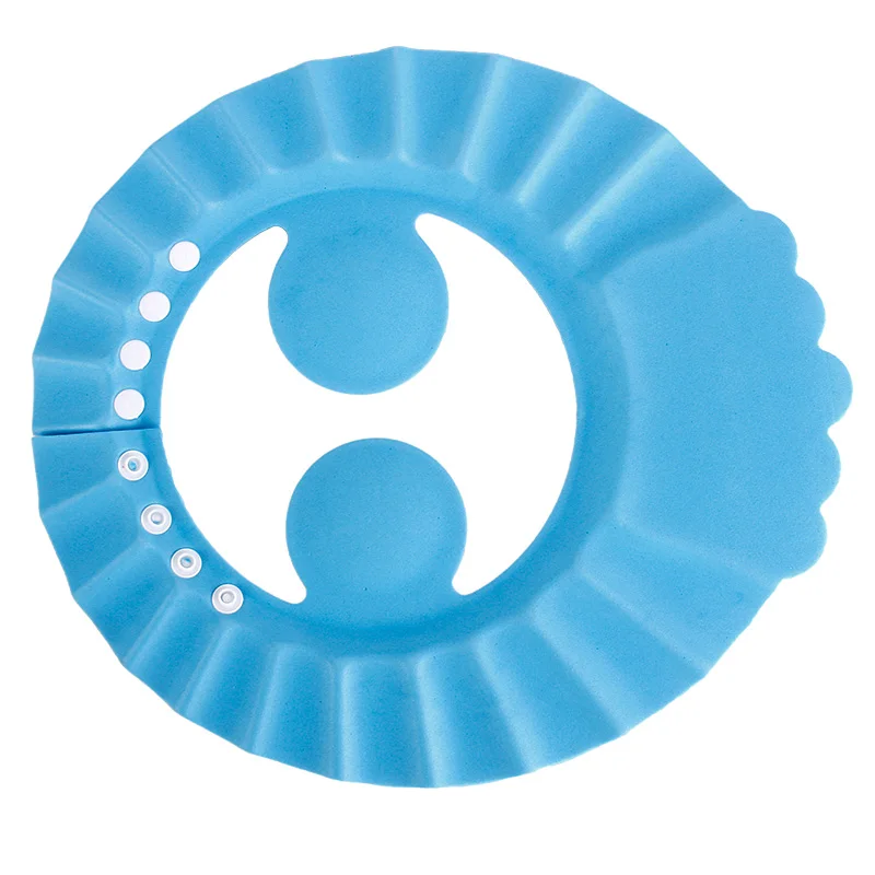 Горячая Регулируемая EVA Мягкая детская шапочка для душа забота о ребенке защита