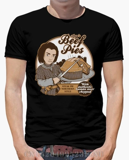 2018 Новые поступления мужчины футболка Arya говядина ноги короткие с круглым