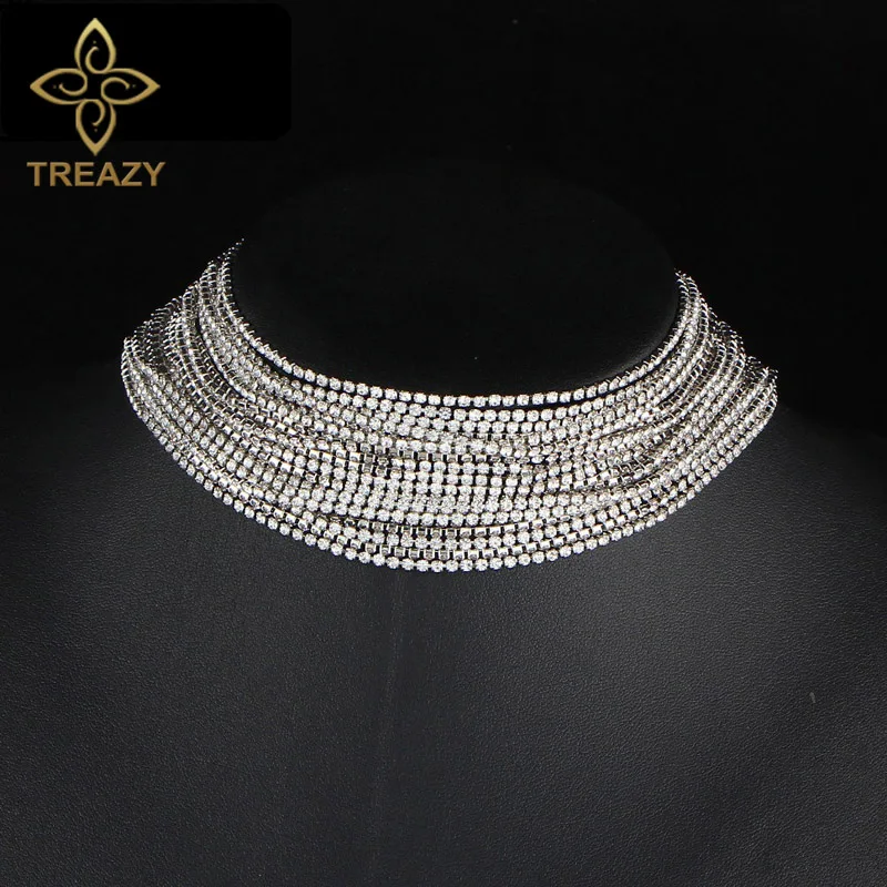TREAZY сексуальное многослойное женское ожерелье с искусственной кожей винтажное