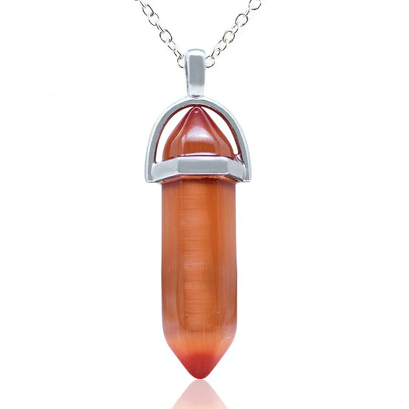 Женское и мужское ожерелье с подвеской в виде шестиугольной колонны FUNIQUE