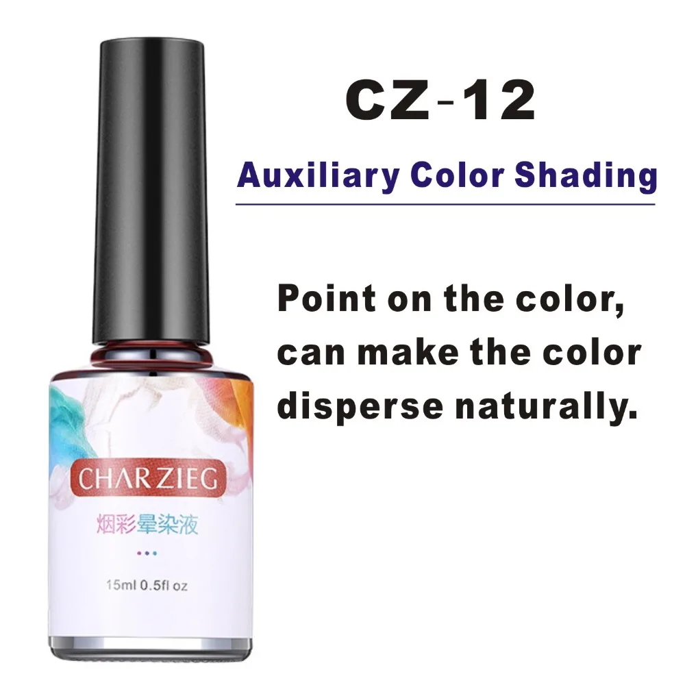 1PC15ml акварельные чернила лак для ногтей набор гель с рисунком цветения эффект