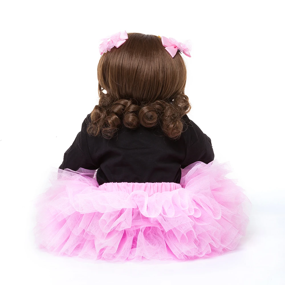 57 см Силиконовая Кукла Reborn Smile для детей Playmate девочек мягкие игрушки кукла Bebes Toys