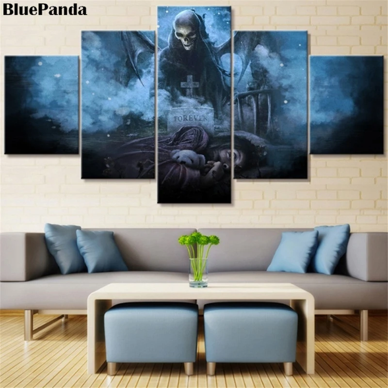 Avenged Sevenfold кошмар 5 шт. картина Печать на холсте маслом современный настенный