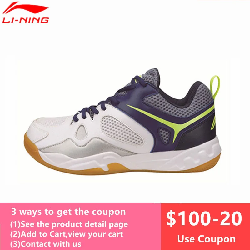 Новинка мужская обувь для бадминтона Li Ning спортивные кроссовки с дышащей