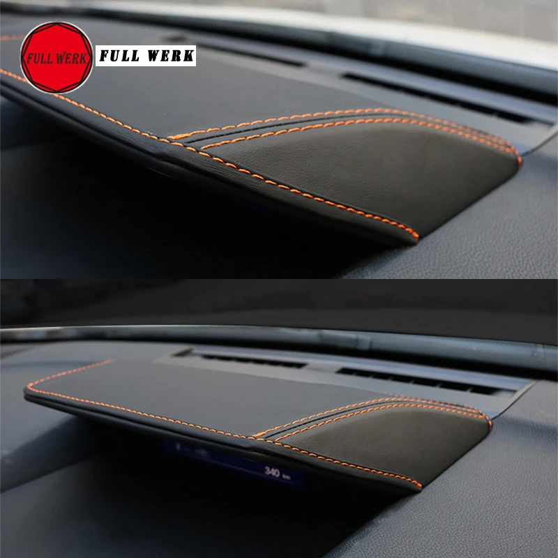 1 шт. кожаный чехол для приборной панели автомобиля защита от царапин