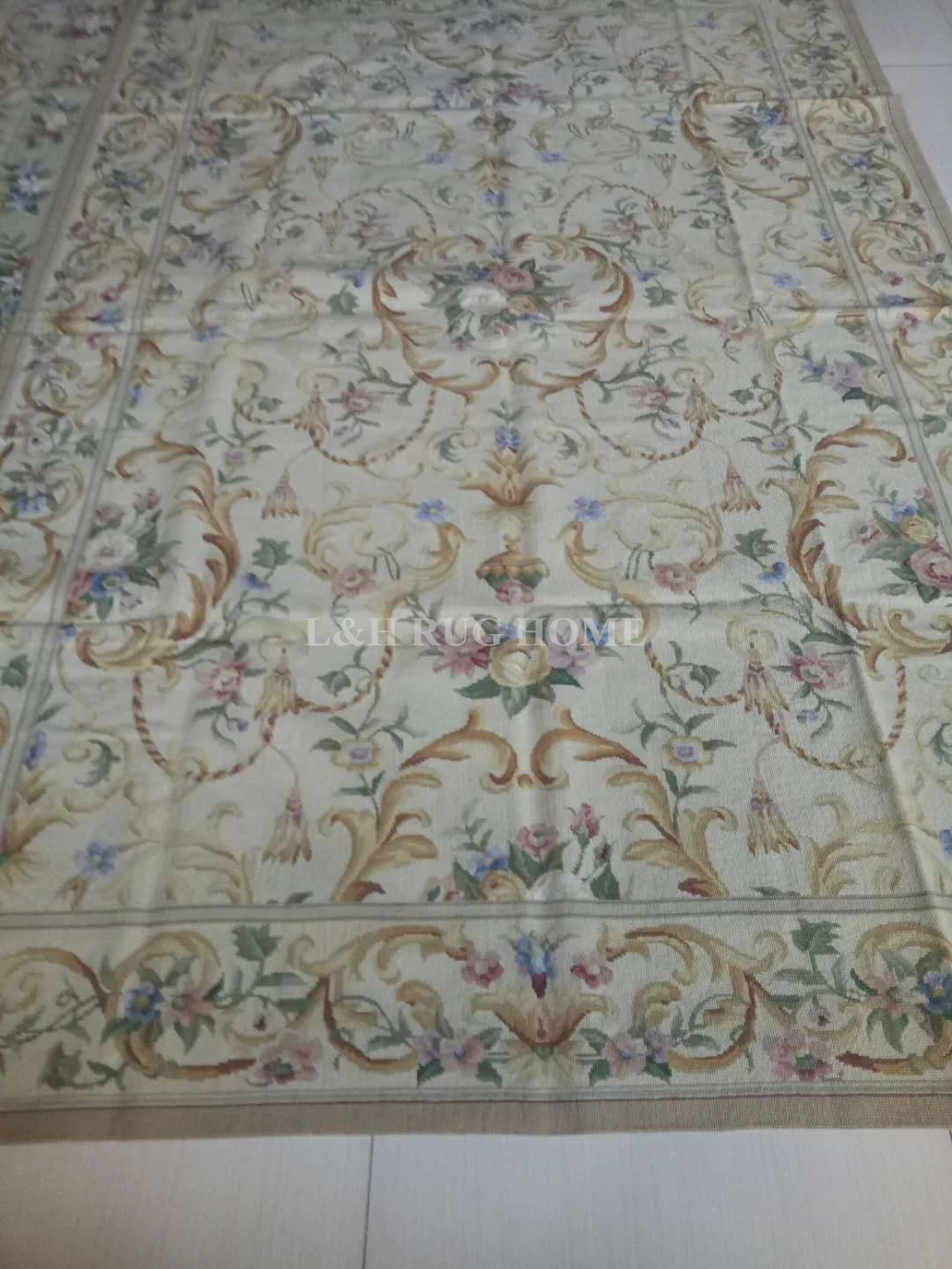 Бесплатная доставка 10K 6 'x 9' Aubusson дизайнерские ковровые покрытия ручной