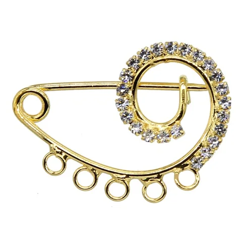 Многоцветная сердцевидная булавкa