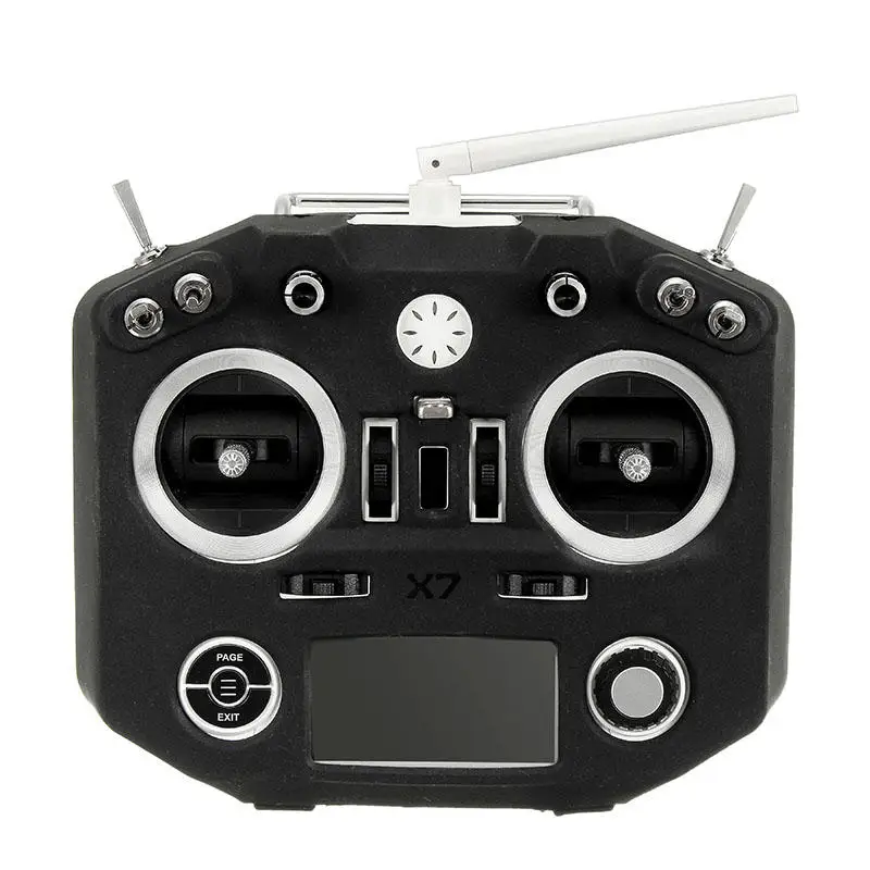 Black Силиконовый чехол для передатчика, запасные части для FrSkY ACCST Taranis Q X7 X7S - Цвет: Black
