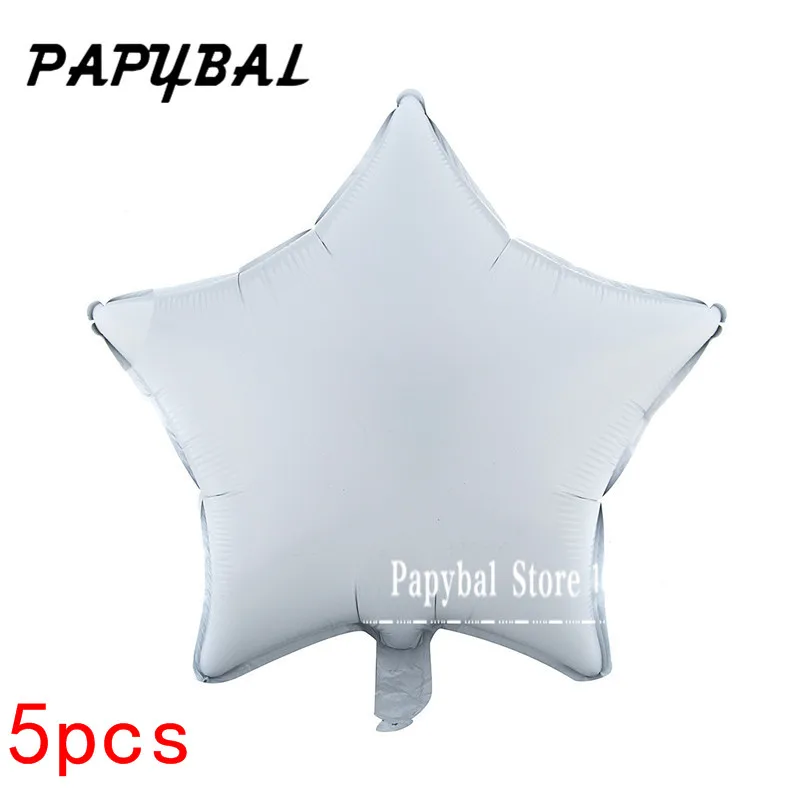 White Star 1 шт., 100*97 см, розовая маленькая лошадка, пони, фольгированные гелиевые шары воздушные шарики, детские игрушки на свадьбу, день рождения, животные, единорог, вечерние принадлежности для декора - Цвет: White Star