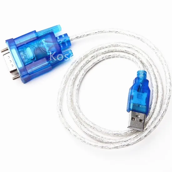 HL-340 USB к RS232 COM Порты и разъёмы Серийный КПК 9-контактный DB9 Кабель-адаптер