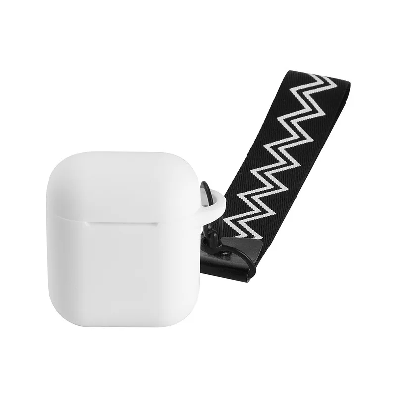 Силиконовый чехол для Airpods противоударный чехол для гарнитура для Airpods чехол s Air Pods чехол - Цвет: white