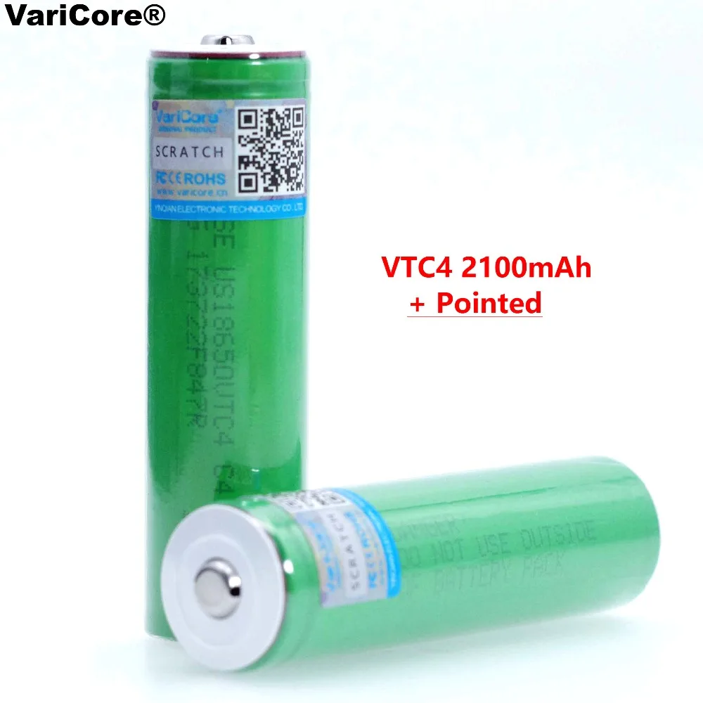 Аккумулятор VariCore 100% оригинальный 3 6 В 18650 VTC4 2100 мАч 30 А перезаряжаемый аккумулятор