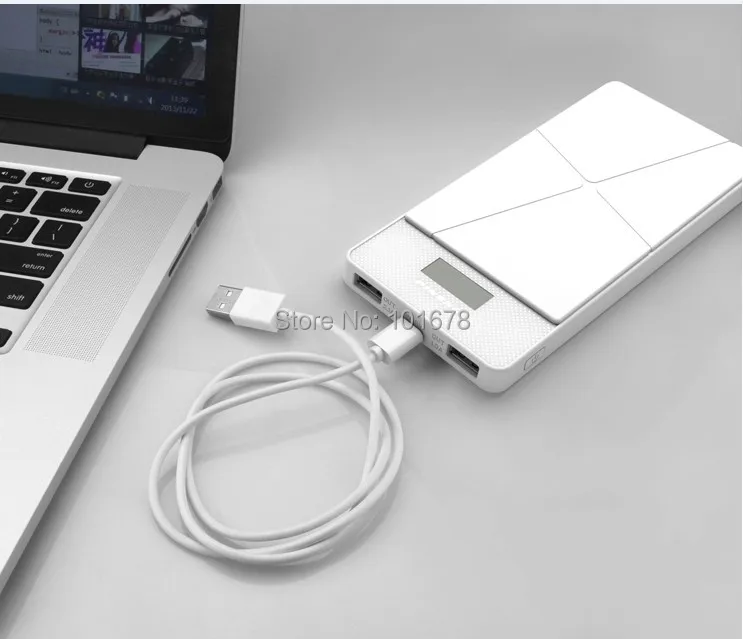 Original Pineng PN-983 10000mAh Power Bank Portable External Battery Backup Charger Dual Output With LCD Screen For iPhone | Мобильные