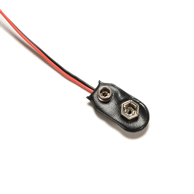 5 шт. экспериментальные 9V Батарея оснастки Мощность кабель переменного тока в