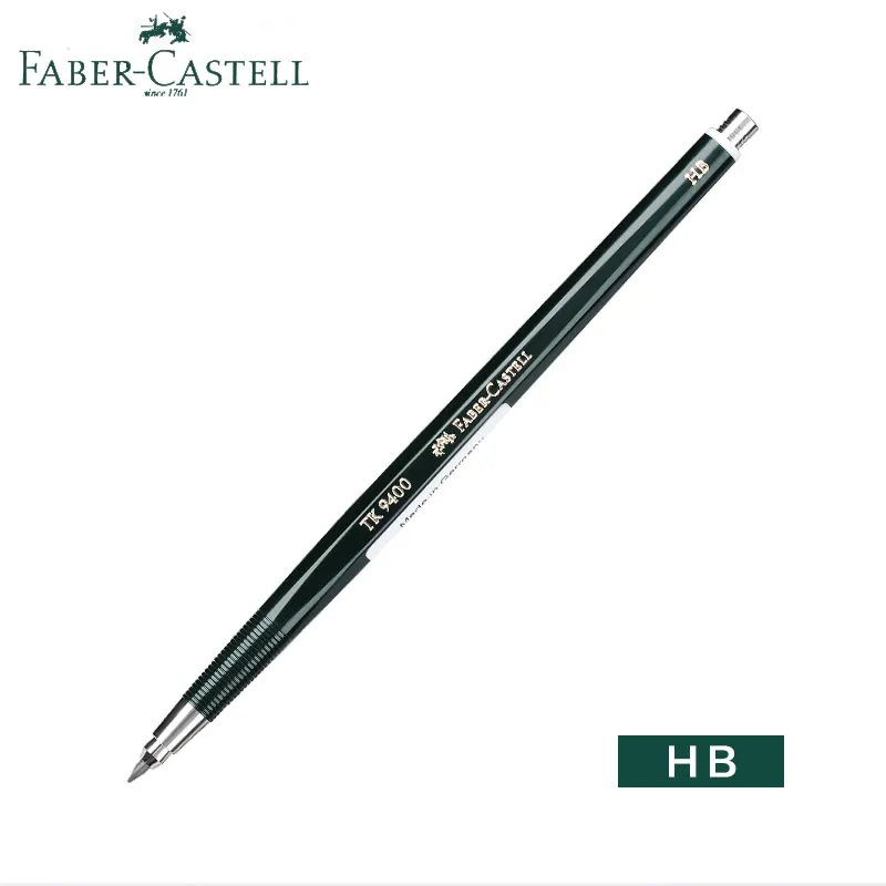 Faber Castell клатч карандаш TK 9400 2/3. 15 мм чертёжные механические/автоматические карандаши 3 H/5B/6B; включает 2 H/3B/F/H/5B/6B свинцовый стержень - Цвет: 1pc HB