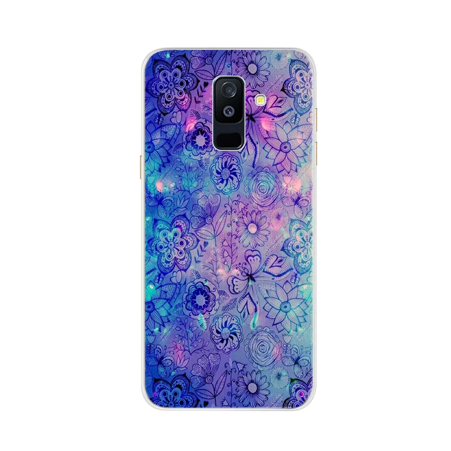 Темно-серый Для samsung Galaxy A6 плюс A6Plus чехол на samsung A6 плюс Чехол Мягкий силиконовый чехол для задней панели мобильного телефона из термопластика чехол для принципиально A6 плюс 6 A6 - Цвет: Темно-серый