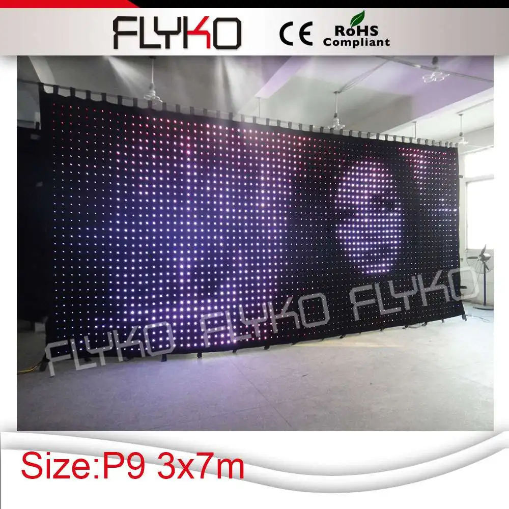 Новый продукт видеостена на китайском рынке/светодиодная занавеска секс видео p9