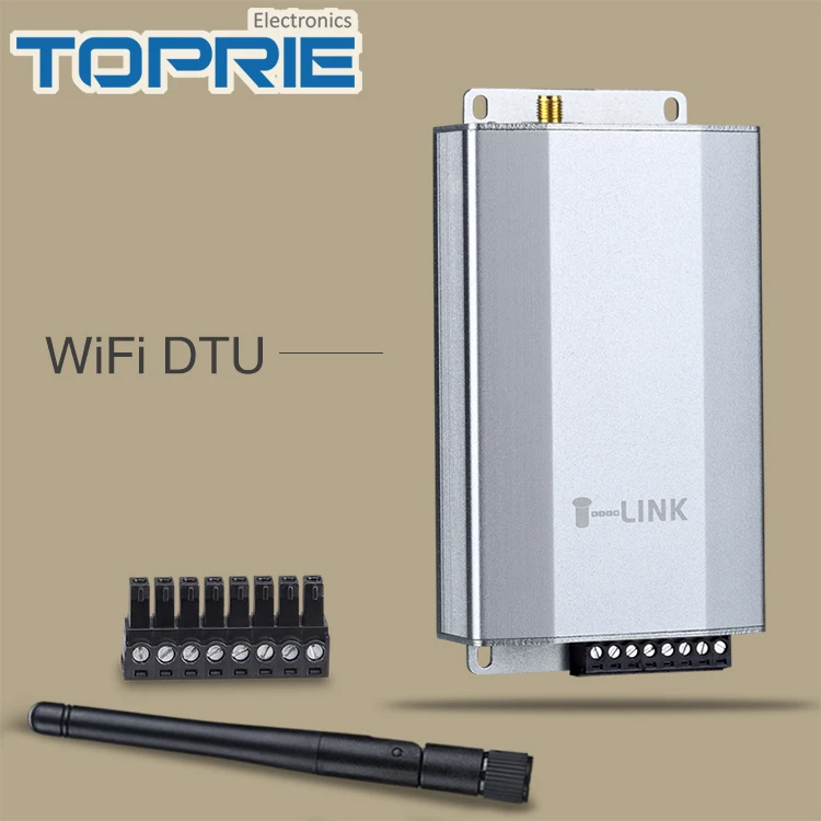Wi Fi DTU TTL/RS232/RS485 GSM MQTT TCP HTTP MODBUS RTU SMS/Wechat/уведомления по электронной почте APP