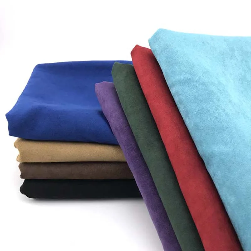 

Акция, высокое качество, 15 цветов, дешевая 100% полиэфирная замшевая ткань