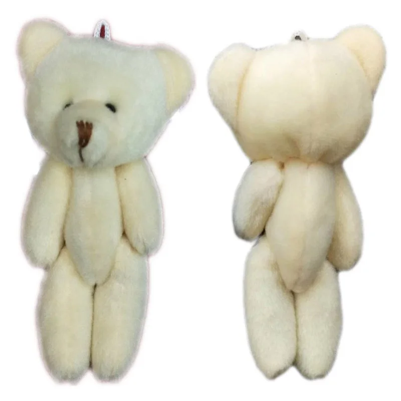 lovely Mini Stuffed Jointed Teddy Bear Gift Flower Packing 10pcs Urso De Pelucia Bouquet 12cm | Игрушки и хобби