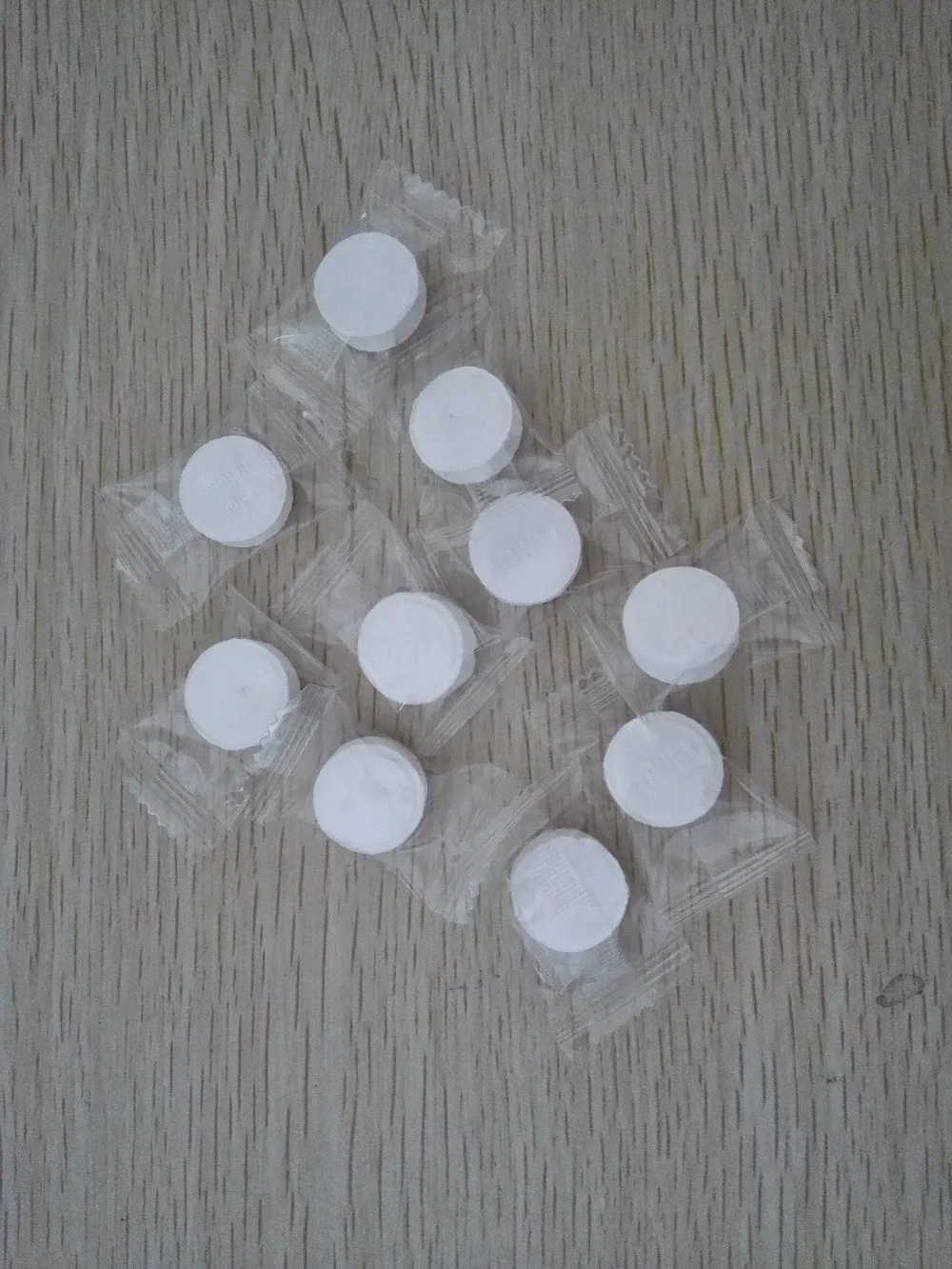 One-time Use Candy Coin Pill Towel Promotions
