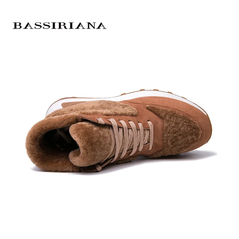 BASSIRIANA/2018 Новый Женские туфли-лодочки плоская подошва натуральная замша овчины