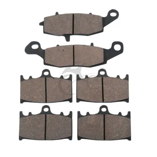 6 pcs Rear &amp Front Semi Brake Disc Pads Set Kit For KAWASAKI VN 2000 VULCAN / CLASSIC | Автомобили и мотоциклы