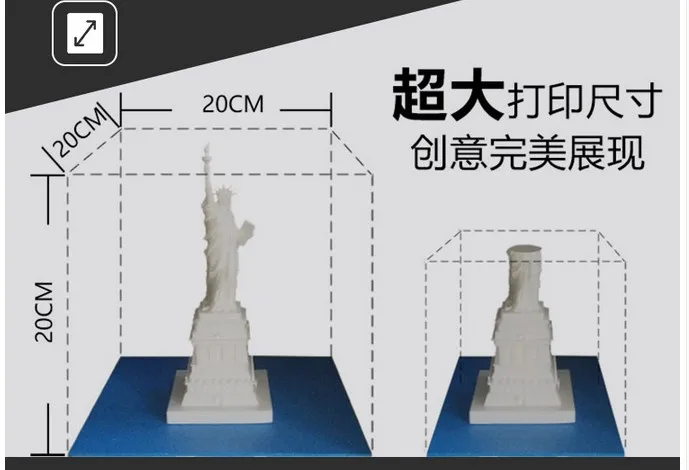 3D принтер, промышленный класс, большой размер бытовой, высокая точность 3D машина, школьное образование ломаной точки продолжить