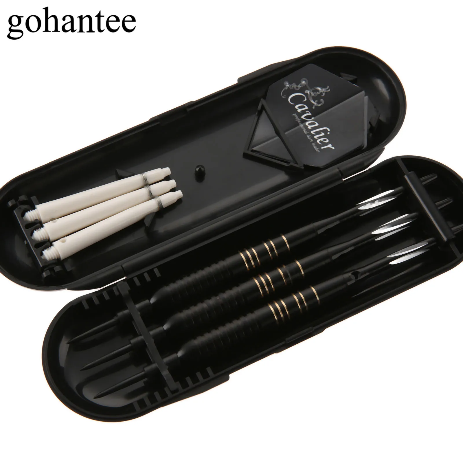 

gohantee 3Pcs /Box 23g Steel Darts Professional 23 Grams Steel Needle Tip Darts With Aluminium/Plastic Shafts Nice Dart Flights