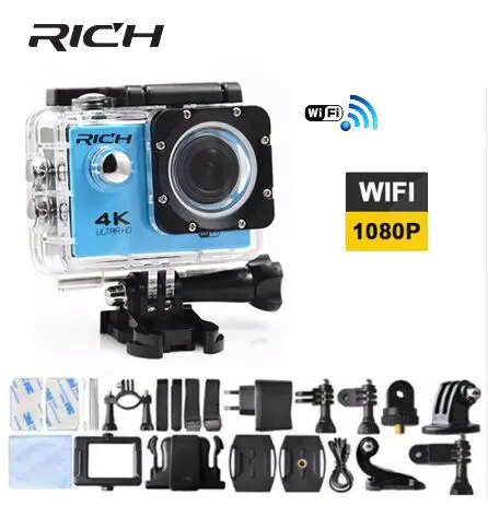 Экшн камера для активного отдыха Wi Fi HD камеры шлемов s Подводная