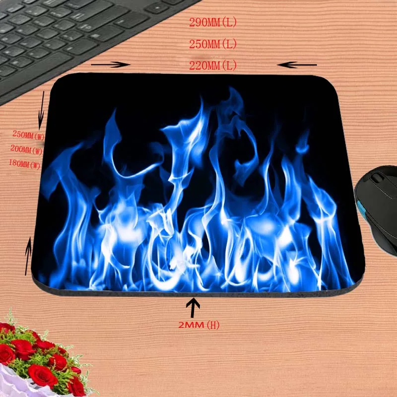 Игровой резиновый коврик для мыши The Flame компьютера геймерские игровые коврики