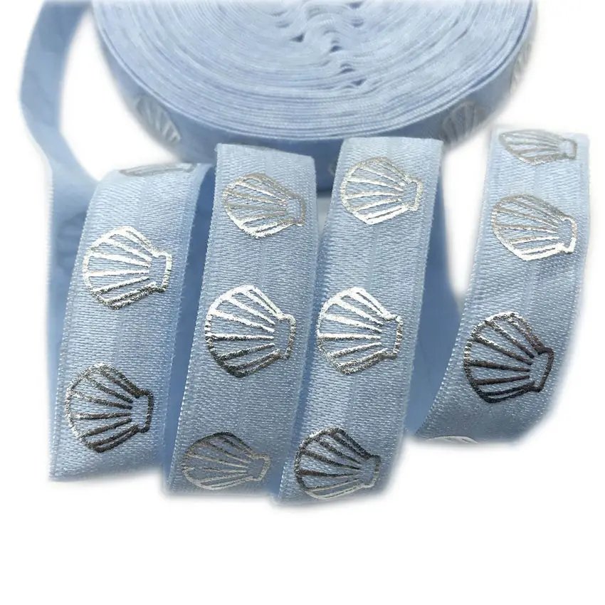 10yards16mm Sea Shell печати на голову эластичная повязка для головы с лента bady Diy вечерние