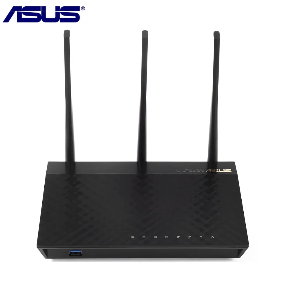 ASUS RT AC66U B1 двухдиапазонный Wi Fi маршрутизатор беспроводной AC1750 4 портовый