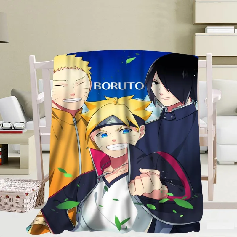 Одеяло Boruto на заказ портативное мягкое покрывало для офиса дивана кровати