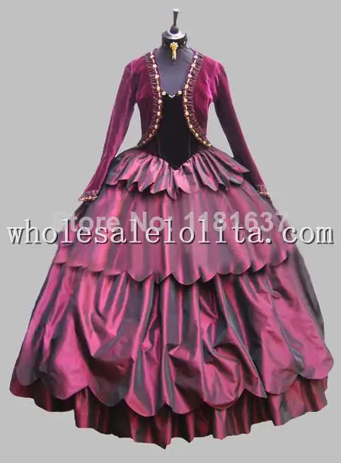 

Deluxe Purple Victorian Era Dress Venice Carnival Costume Party Dress Cosplay Dress